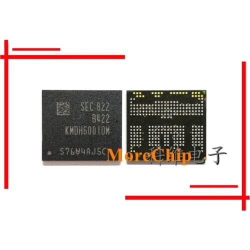 KMDH6001DM-B422 emcp 64GB eMMC BGA254 NAND Flash Memory IC Chip Soldered Ball