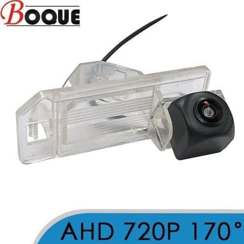 BOQUE 170 Degree 1280x720P HD AHD Car Vehicle Rear View Reverse Camera for Peugeot 4008 for Citroen C4 Aircross 2011~2019