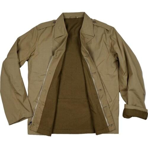 US M41 Coat Jacket Military Jacket Coat Outdoor Retro WW2 Army Uniform Cotton Running Jacket for Men