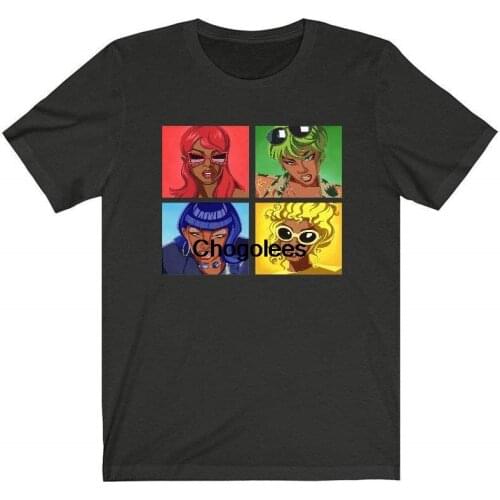 BOBIBIBICC Mens Lil Kim Art Short Sleeved T Shirts Top