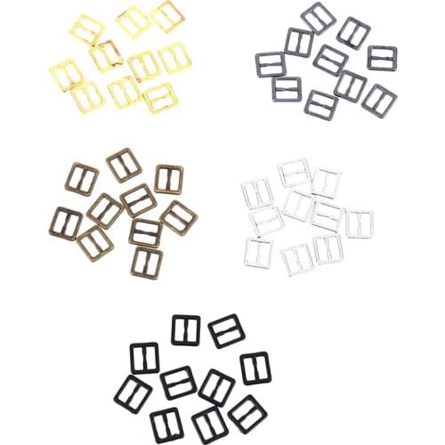 10 Pcs Belt Buckle for DIY Doll Clothes Bags Mini Buckles Buttons Diy Doll Accessories