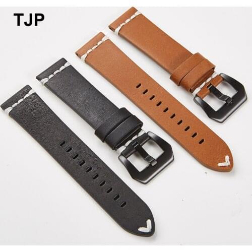 Genuine Leather Watchbands 18mm 20mm 22mm 24mm Cowhide Watch Band Waterproof Sports Strap for DW Daniel Wellington Watch Belt