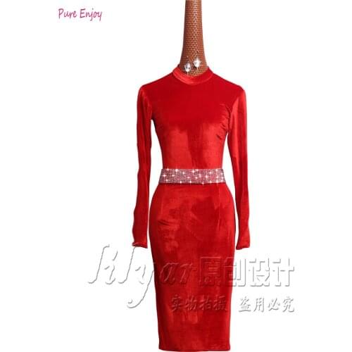 Salsa latin dance dress women for competition tango latin dress for girls dancing dress for women Custom color size