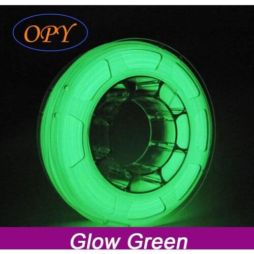 Glowing In The Dark 1.75 Mm Luminous 1Kg Filament 3D Print Materials Red Green Sky Blue Purple