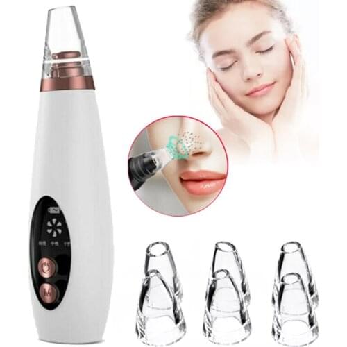 Blackhead Remover Face Deep Nose Cleaner T Zone Pore Acne Pimple Removal Vacuum Suction Facial Diamond Beauty Clean Skin Tool