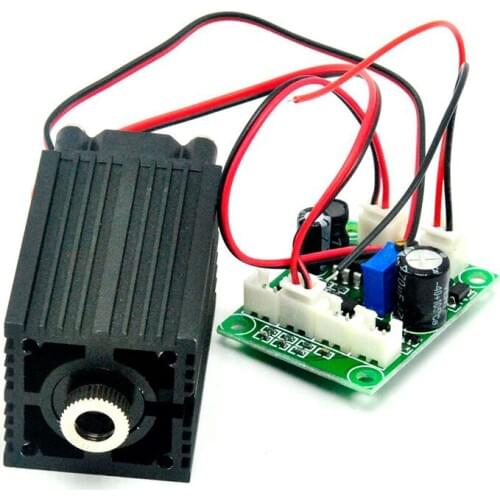 High Power Focusable 808nm 500mW Infrared IR Laser Diode Module Focus Dot Driver TTL Long-time Work