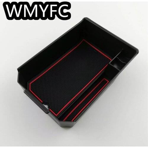 Armrest Storage Box Central Console Organizer Tray Arm Rest Storage Box For Toyota RAV4 2013 -2018