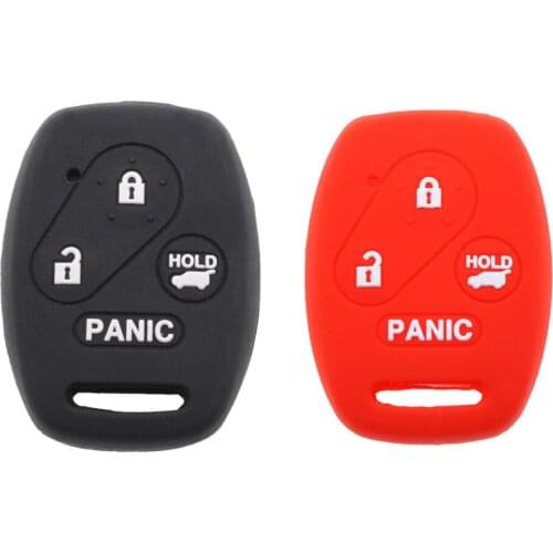 Factory Price silicone key case cover smart car keys covers for Honda 3 Button 2003-2012 Accord CRV Civic FIT Pilot