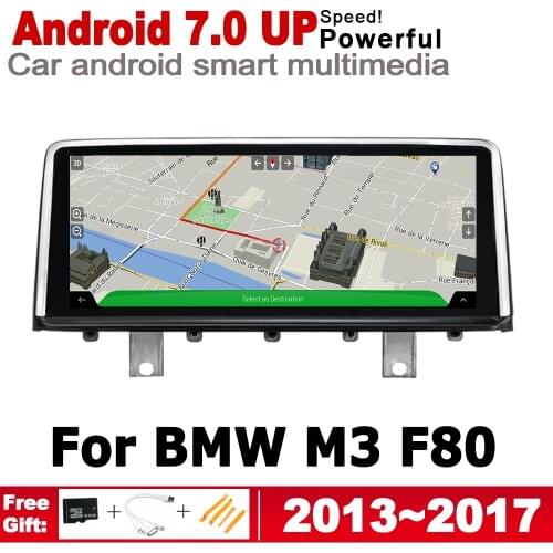 10.25" HD Screen Stereo Android Car GPS Navi Map For BMW M3 F80 2013~2017 NBT Original Style Multimedia Player Auto Radio