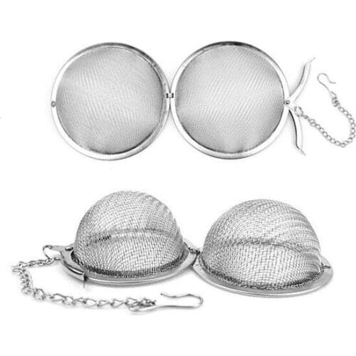 1000pcs Stainless Steel Tea Pot Infuser Sphere Mesh Tea Strainer Filler Ball Strainer Ball 5cm DHL Free Shipping
