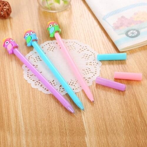 20 PCs Creative Stationery Cute Owl Gel Pens Set Cartoon School Supplies Kawaii Pen School Office Signature Pen Prizes Wholesale