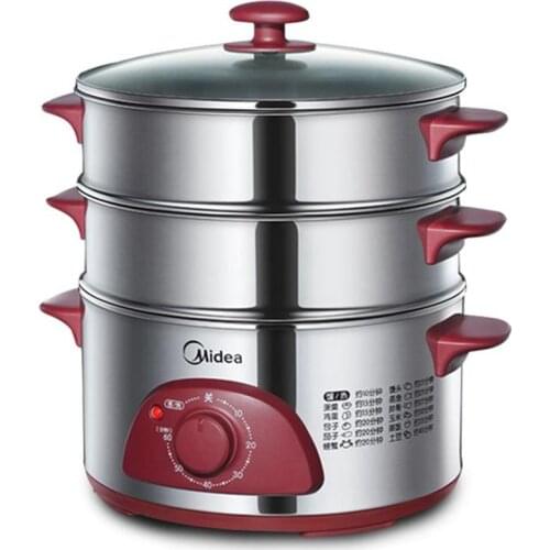 Cooking Steamer pot Utensil stainless steel food 30cm diameter 3 layer Cooking Pot WSYH28A Steamed Food Casserole