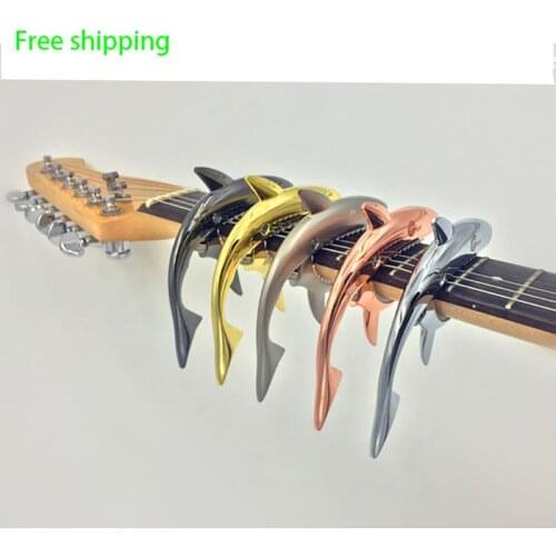 Shark Guitar Capo Zinc Alloy Universal Quick Change Clamp For Acoustic Classic Electric Guitarra Musical Instrument Accessories