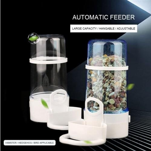 Automatic Small Pet Feeder Feeding Device Water Dispenser For Hamster Rabbit Bird
