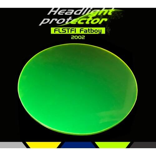 For HARLEY FLSTFI Fatboy 2002 Motorcycle Accessories Screen Lens Guard Acrylic Headlight Protector Cover Headlamp Shield