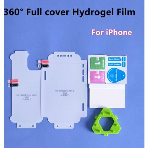 360° Full Cover Hydrogel Film For iPhone7/8 Plus Screen Protector For iPhone X/XR/XS Max/SE2/11/12 Pro Max/12Mini TPU Not Glass