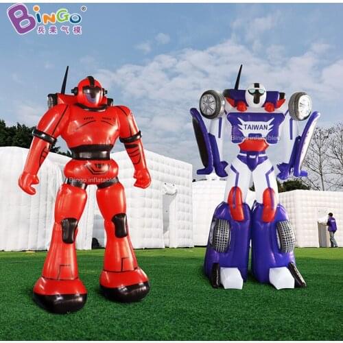 Customized 3.9x1.7x5.5 meters large robot inflatable / inflatable robot balloon for decoration toys