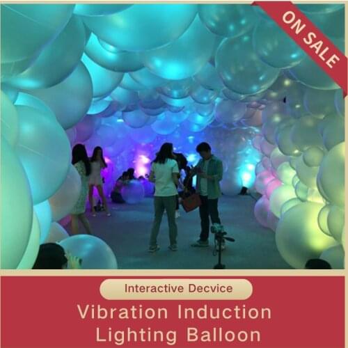 Light Interactive Device Touch Vibration Lighting Balloon Warm Field Festival Dress-up Beauty