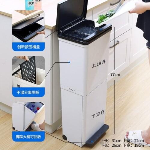 Zero Waste Home Garden Bathroom Trash Can Recycling Bin Garbage Bag Holder Home Garden Lixeira Banheiro Trash Holder BA60LJ