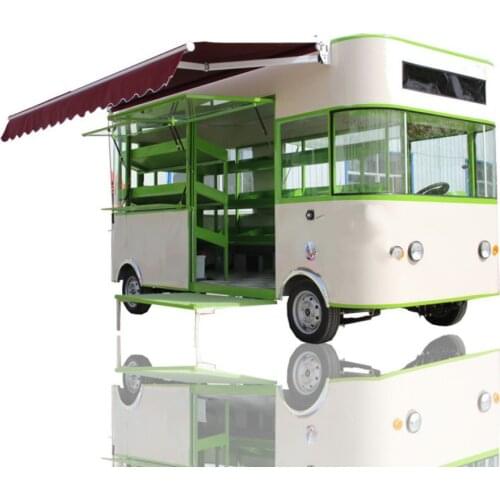 2019 hot sale mobile electric snack fast food cart/truck/trailer outdoor use with drive power ,tourist car with free shipping