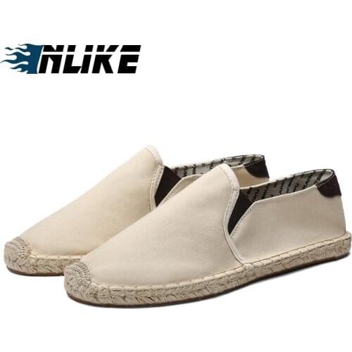 Soft Rubber Outsole Driving Shoes Summer Hemp Mens Flats Fashion Hot Sale Doug Shoes