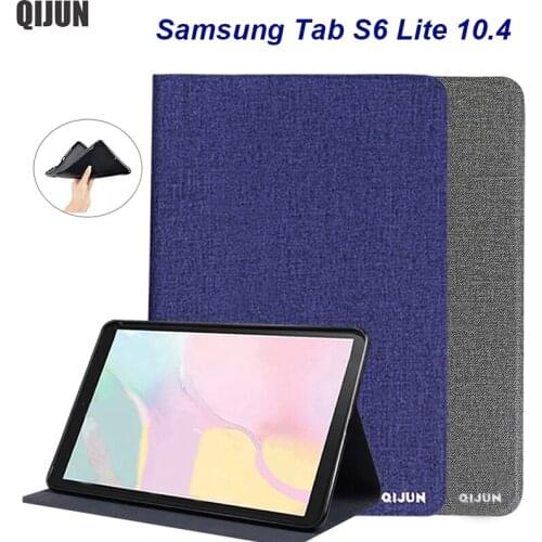 Soft Silicone Smart Case for Samsung Galaxy Tab S6 Lite 10.4'' SM-P610/P615 Tablet Cover For S6Lite 10.4 inch P610 P615 Funda