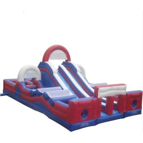 Customized inflatable obstacle course outdoor amusement park obstacle game