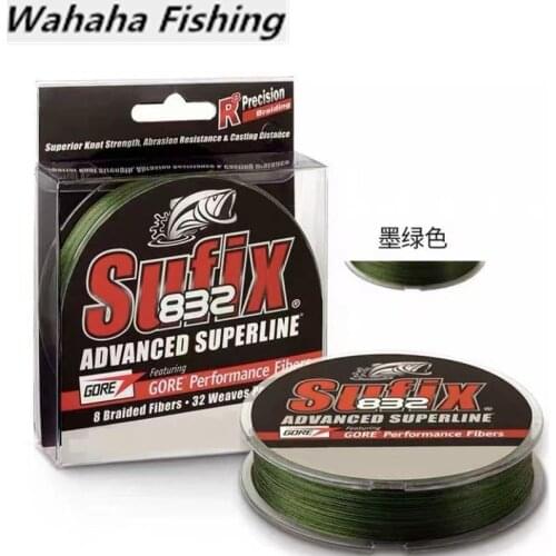 New Original Sufix 832 Advanced Super Fishing Line 8 Braids PE Line120M 250M Lure Line Ultimate Abrasion Resistance