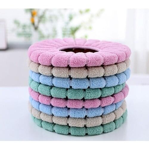 New in 2021 Toilet seat cushion O-shaped toilet large toilet cushion cover household thickened elastic toilet gasket sponge