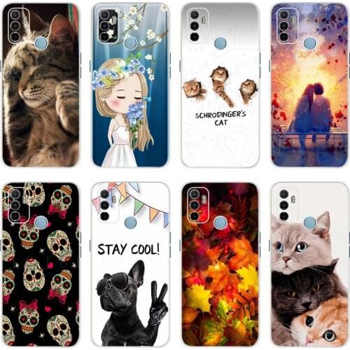 OppoA53 Case For Oppo A53 2020 Case CPH2127 Soft Silicon TPU 6.5'' Back Cover For Oppo A53 A 53 OppoA53 Cute Cartoon Case Bumper