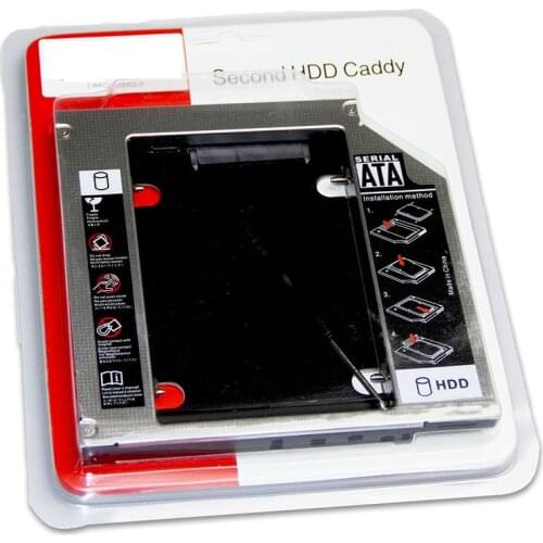 9.5MM 2nd HD HDD SSD Hard Drive Caddy For Lenovo IdeaPad 320 320-14IKB 320-15AST 320-15ISK 320-15IKB