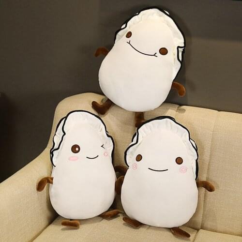 50cm New Cute Oysters Plush Toy Stuffed Soft Plushie Creative Seafood Pillow Oysters Cushion Kids Girls Birthday Gift Home Decor