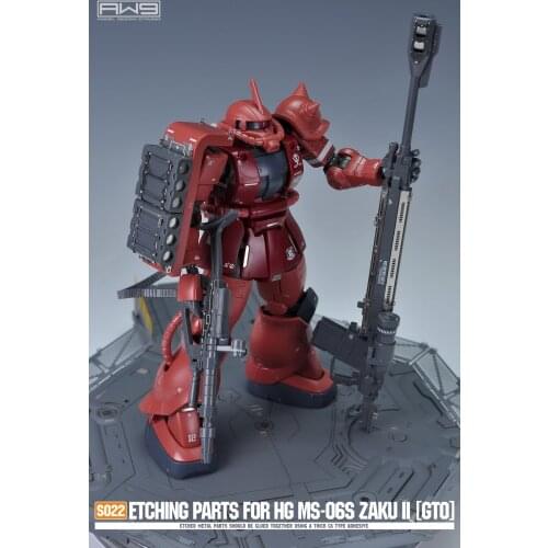 S22 Etching Parts For HG MS-06S ZAKU II (GTO),Metal Modeling Upgrade Kits 1 Set Models Accessory