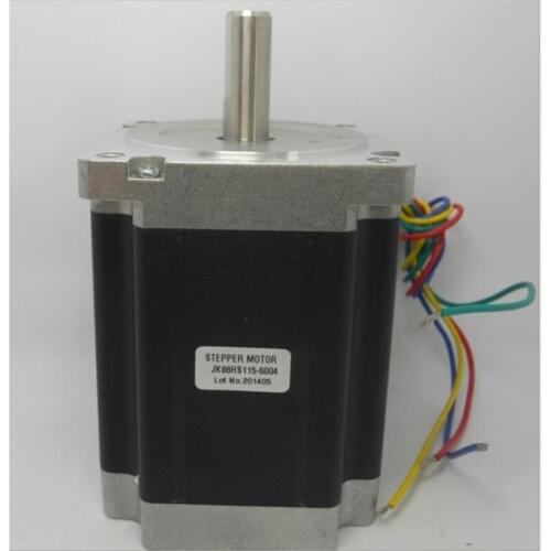 1pcs Nema34 Stepper Motor 86HS115-6004 8.7N.m 6A Nema 34 motor 1240 Oz-in for CNC engraving machine high torque 3d print