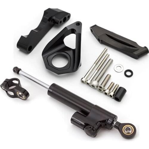For Suzuki GSXR 600 750 2001-2005 Motorcycle Steering Damper Stabilizer Linear Reversed Safety Control+Bracket GSXR600 GSXR750