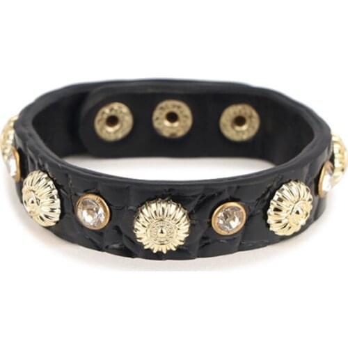 High Quality Adult Product Genuine Leather Barbed Bangles Slave Bondage SM Handcuffs Couples Sex Toy