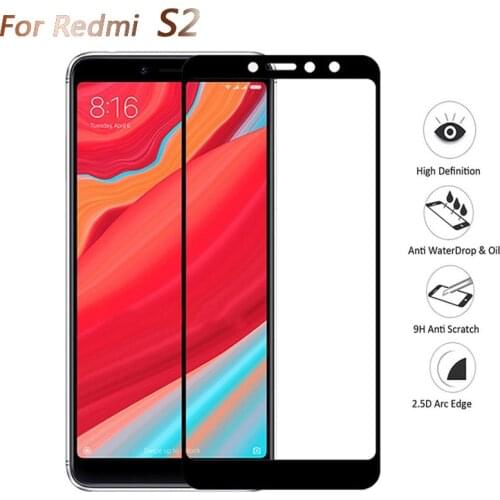 Safety Protective Glass for Xiaomi Redmi S2 Tempered Glas Film Full Cover Screen Protector on Ksiomi Xiami Xiomi redme s2 2s