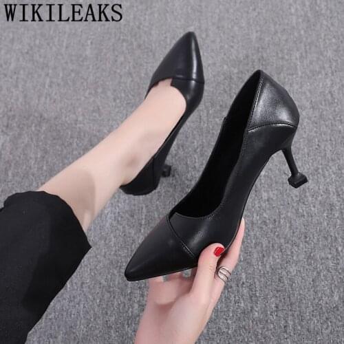 Pointed Toe Heels Elegant Shoes For Woman Stiletto Wedding Shoes Black Designer Shoes Women Luxury 2020 Sexy Fetish High Heels