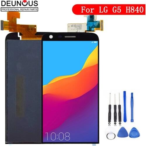 LCD for LG G5 LCD Original 5.3" Display For LG G5 LCD H850 H840 H860 H820 Touch Screen Digitizer Assembly WITH FRAME Replacement