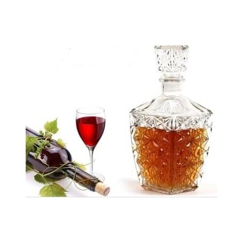 1PC 250ml 500ml 850ml High Quality Glass Whiskey Liquor Wine Drinks Decanter Wine Bottle EJR 1081