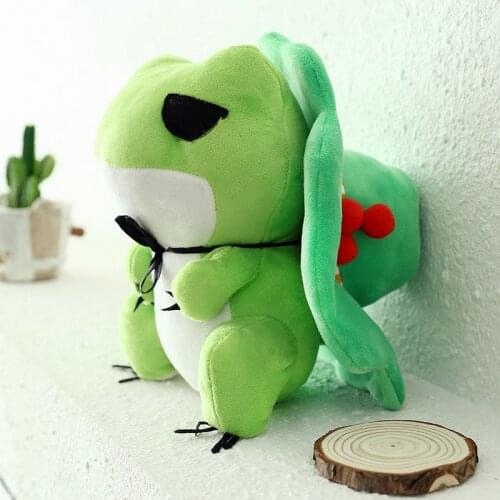 15-50cm Travel Frog Hat Game Green Frog Dolls Frog Plush Toy Frog Stuffed Plush Toy Good Quality Dolls for Children Soft Doll