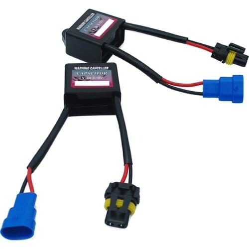 2pcs Plastic Anti Flicker Decoder Durable Portable Practical Multifunctional Xenon Lamp Warning Canceller For Car Canbus