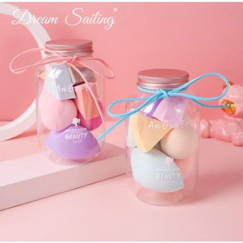 Make Up Tools 8 pcs Sponge Professional Cosmetic Puff Cute Foundation Concealer Powder Beauty Sponge Puff Cosmetic Accessories