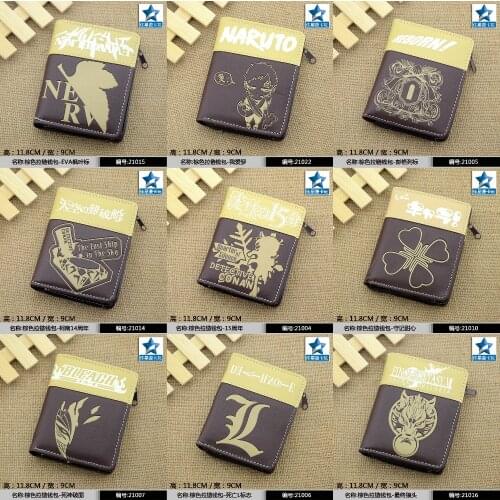 Anime Conan Shugo Chara Short Wallet Anime Purse