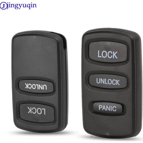 Jingyuqin 2/3 Buttons Remote Control Key Shell Case For Mitsubishi Lancer Outlander Pajero V73 Galant Fob Key Cover