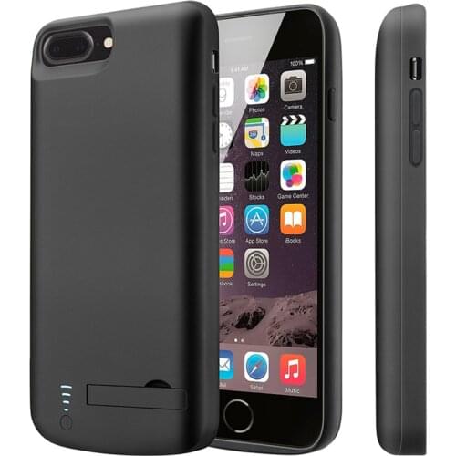 8000mAh Battery Charger Case For iPhone 6plus 6s plus 7plus 8plus External Battery Mobile Phone Cover Case with Stand Powerbank