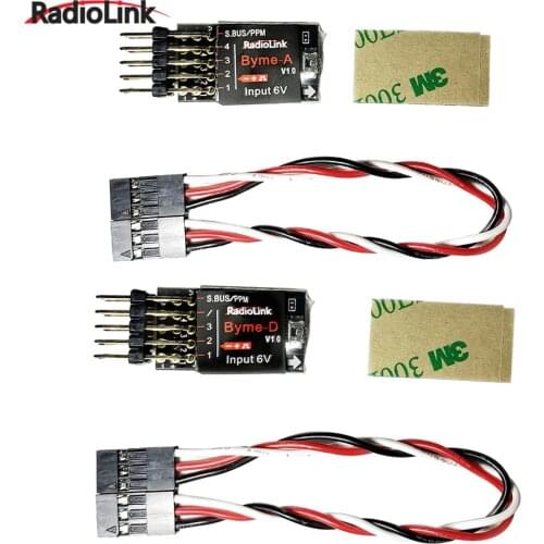 Radiolink Byme-A/Byme-D Fixed Wing Flight Controller Gyroscope Self-stabilization Balance for 3D Fixed Wing 4CH Trainer