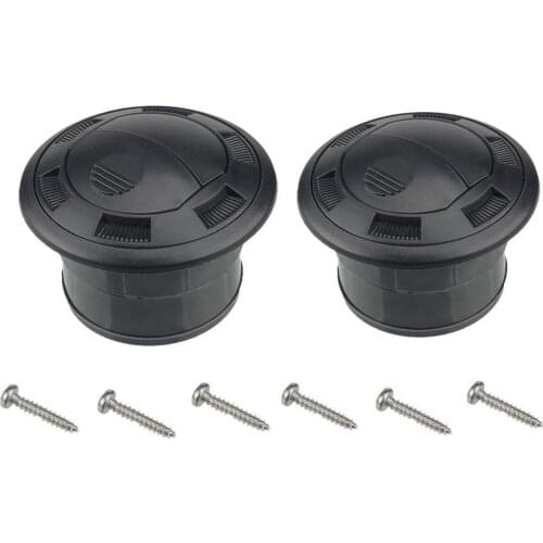 Round Car Air Conditioning Vent Outlet Panel Chrome Plate Dashboard Side Roof Air Ventilation Deflector For Auto Bus Vehicle Use