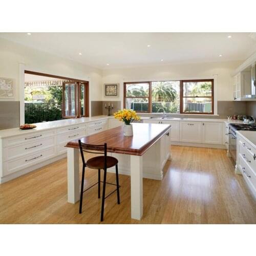 Solid oak wood kitchen cabinet