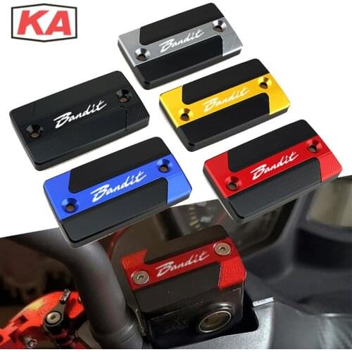 Motorcycle Front Brake Fluid Reservoir Oil Tank Cover Cap Protector For SUZUKI BANDIT Bandits 650 S650 1250 1250S Universal